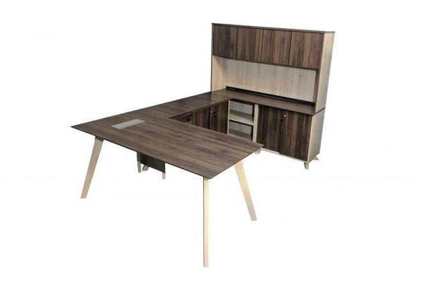 modern-u-shaped-desk-with-hutch - 313088