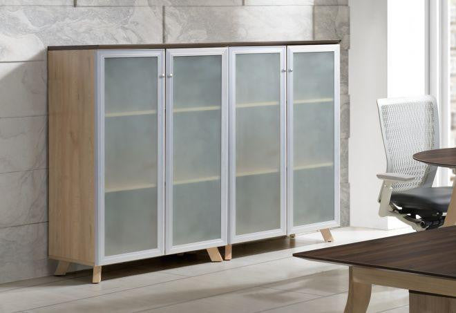 medium-height-cabinet-with-glass-doors - 4956