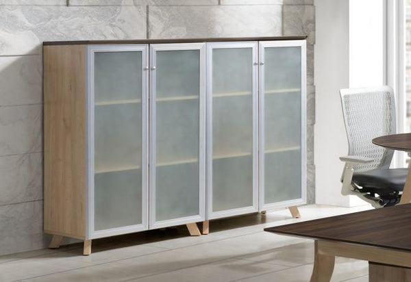 medium-height-cabinet-with-glass-doors - 4956